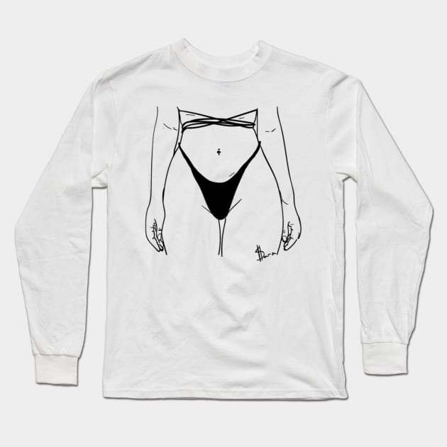 Curvy girl Long Sleeve T-Shirt by SassySavage